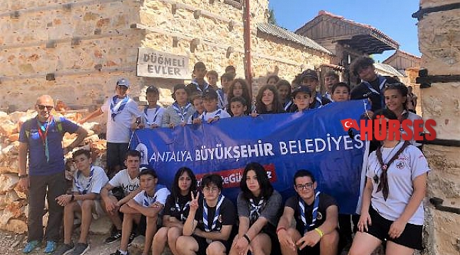 İzciler Akseki'de kamp yaptı