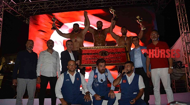 Korkuteli Altın Kiraz Yağlı Güreşlerinde başpehlivan Okulu oldu