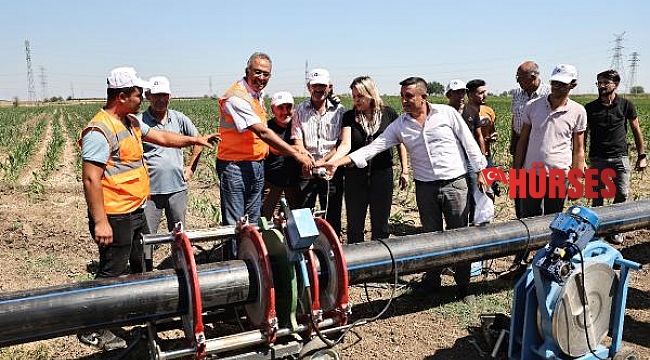 Kovanlık'ta sulanmayan arazi kalmayacak