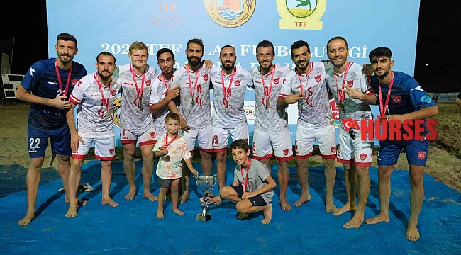 Kumda şampiyon Alanya Belediyespor
