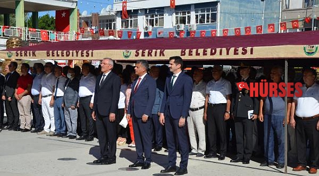 Serik'te Zafer Bayramı kutlandı