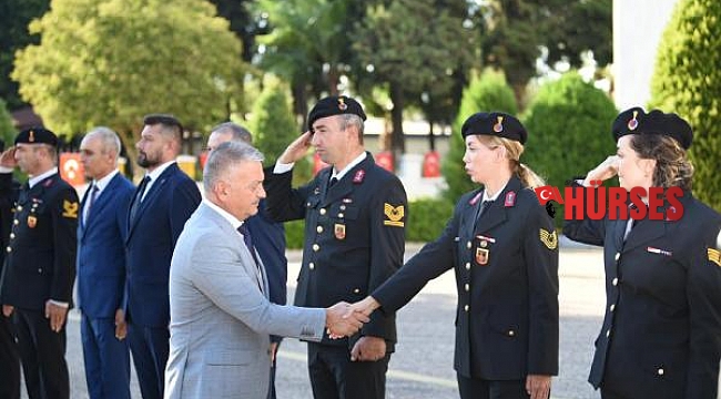 Vali Yazıcı, Rütbe Terfi Töreni'ne katıldı