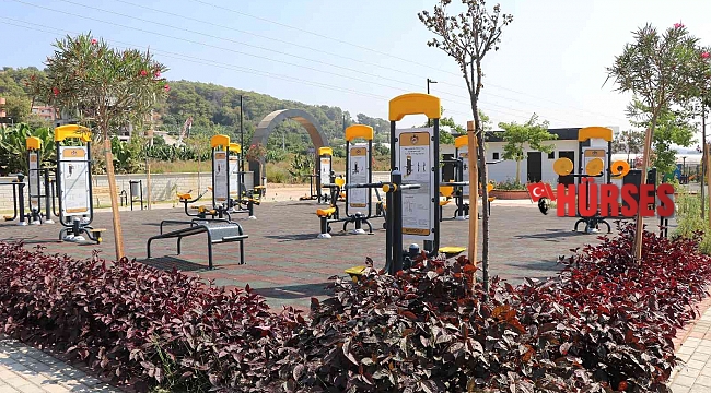 Alanya'da çocuklar için yeşil alanlar artmaya devam ediyor