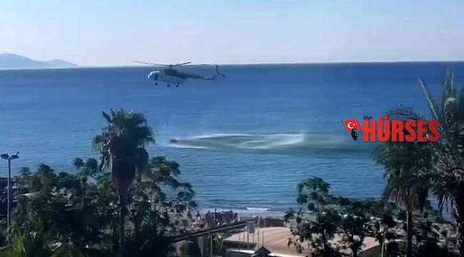 Alanya'da orman yangını
