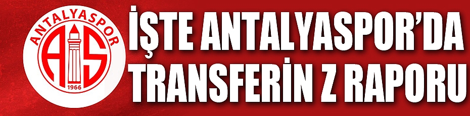 Antalyaspor 10 yeni transfer yaptı, 13 oyuncuyla yollar ayrıldı
