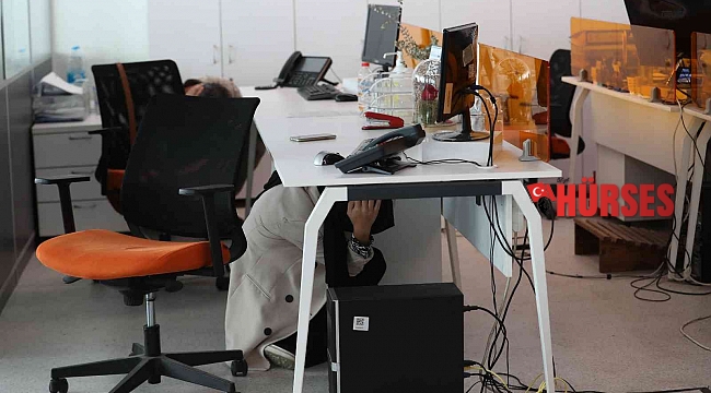 Büyükşehir Belediyesinde acil durum tatbikatı