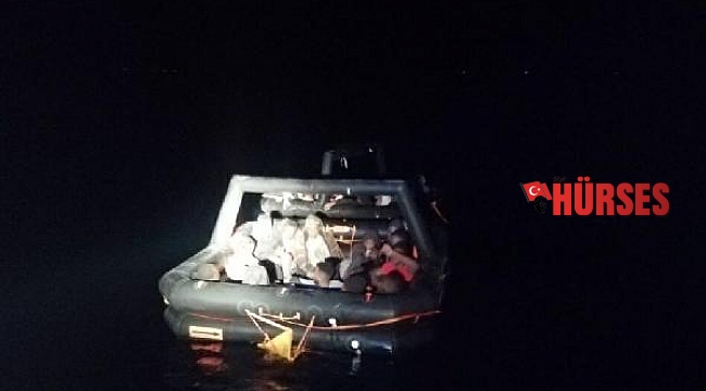 Datça'da, 62 kaçak göçmen kurtarıldı
