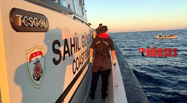 Datça'da 73 kaçak göçmen kurtarıldı; 1 organizatöre gözaltı