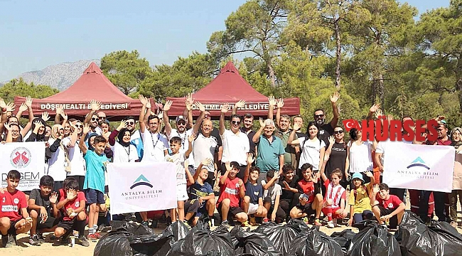 Doğa harikası Güver Uçurumu'nda çevre operasyonu