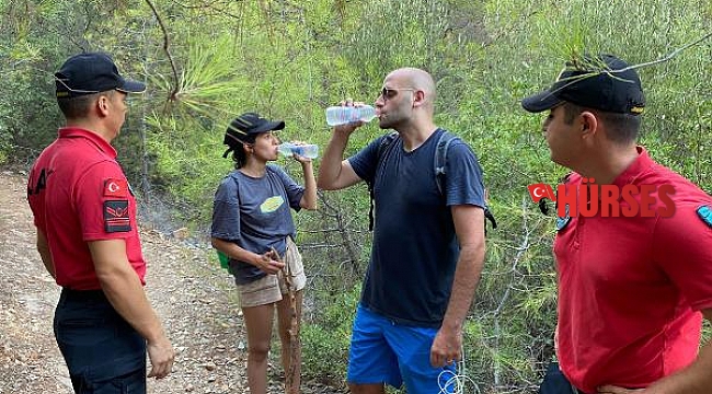 Doğa yürüyüşünde kaybolan 2 turist JAK ekiplerince bulundu