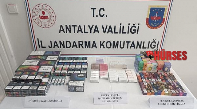 Jandarmadan kaçak ve elektronik sigara operasyonu