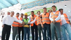 Kaş Belediyesi Sıfır Atık Tesisi'nin temeli atıldı