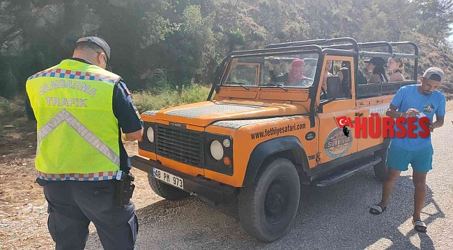 Kaş'ta safari araç sürücüleri bilgilendirildi
