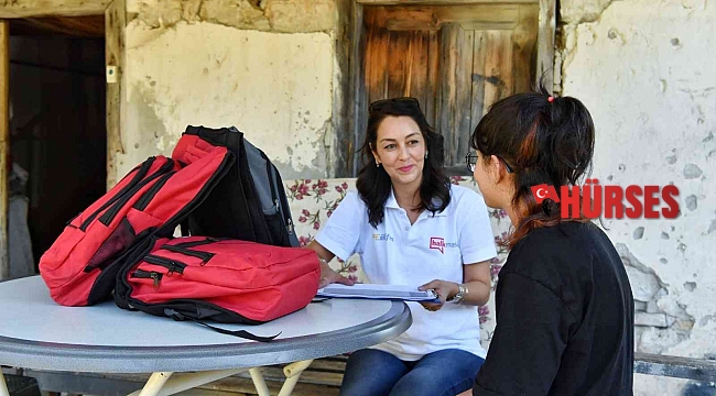 Konyaaltı Belediyesi'nden kırsaldaki çocuklara kırtasiye desteği