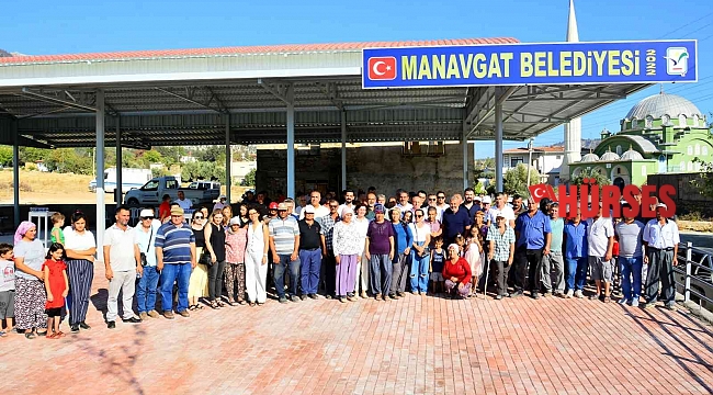 Manavgat Belediyesinden, Saraçlı Mahallesine kapalı alan