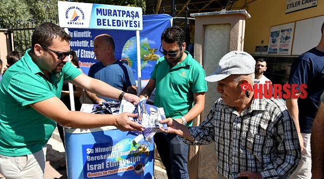 Muratpaşa, perlatör dağıtımına devam ediyor