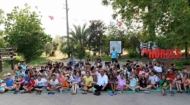 Muratpaşa'nın doğa kampına 968 çocuk katıldı