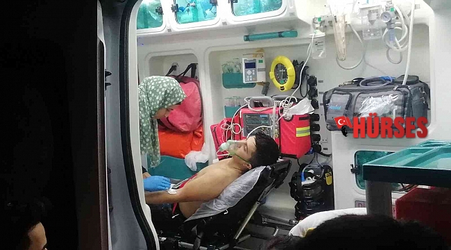 Otel mutfağındaki yangında 7 personel dumandan etkilendi