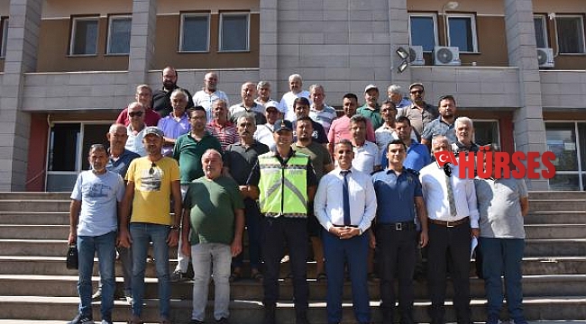 Servis şoförlerine eğitim verildi