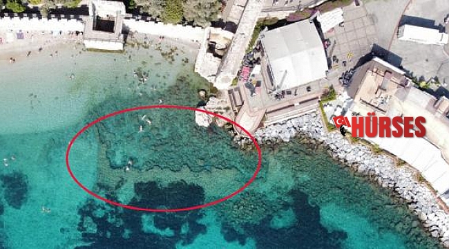 Alanya Kalesi'nde büyük keşif sert dalgalarla ortaya çıktı