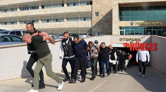 Antalya merkezli suç örgütü operasyonunda 16 tutuklama