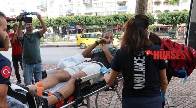 Kavgada vuruldu, yaralı halde eve gitti; o anlar kamerada