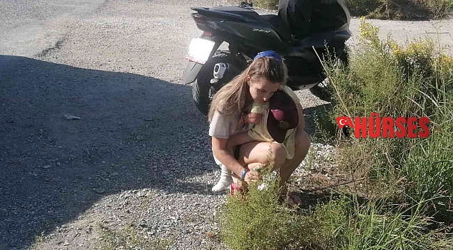Kaza sonrası büyük korku yaşayan Rus kadın turist çocuğuna sarılarak teselli buldu