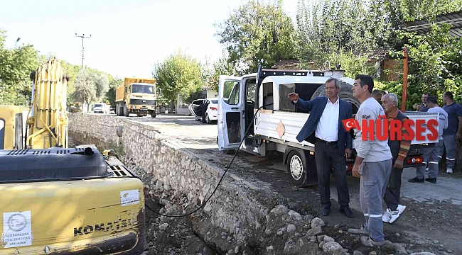 Kemer'de alt yapı kışa hazırlanıyor