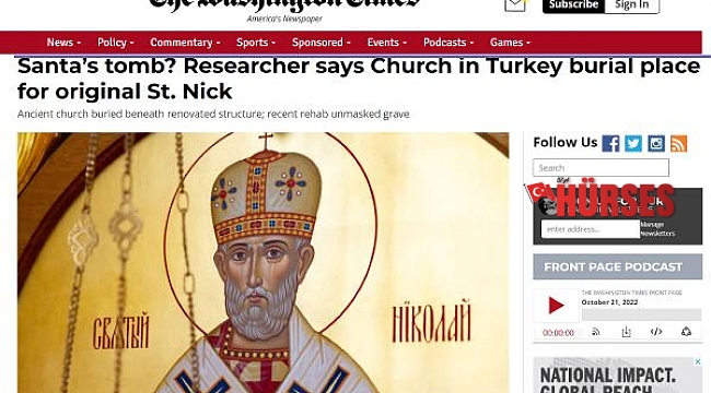 'Noel Baba'nın mezarı dünya gündeminde - Yeniden