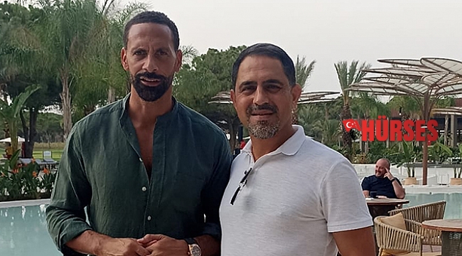 Rio Ferdinand Antalya’da tatilde