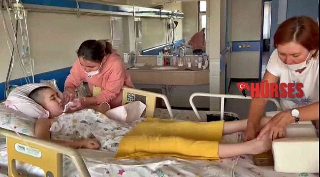 Türkiye'ye ressam olmak için gelen 14 yaşındaki Nargiza'nın hayalleri geçirdiği kazayla yarım kaldı