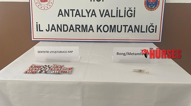 Yol kontrol noktasında durdurulan araçtan uyuşturucu madde çıktı