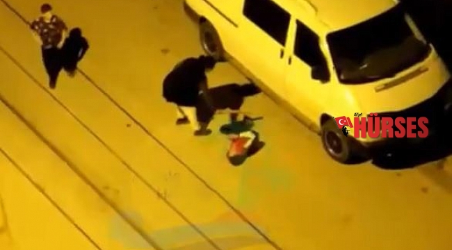 Antalya'da vicdanları sızlatan olay: Küçük çocuğu sopayla sokak ortasında dövdü