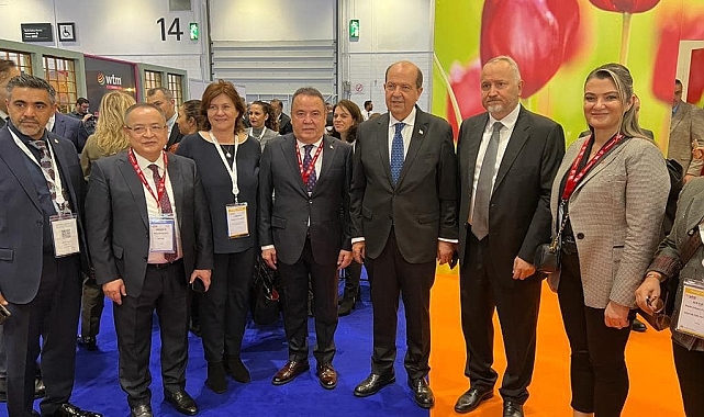 Başkan Böcek, WTM Londra Turizm Fuarında Antalya'yı tanıtıyor