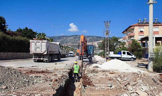 Büyükşehirden Demre'ye 23 milyon TL'lik alt yapı yatırımı