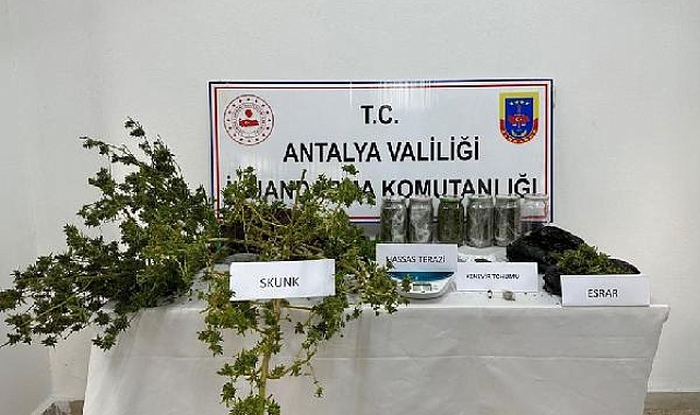 Gazipaşa'da uyuşturucu operasyonu