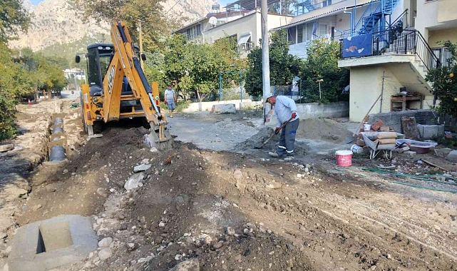 Kemer Belediyesi'nde kış mevsimi öncesi altyapı güçlendiriliyor
