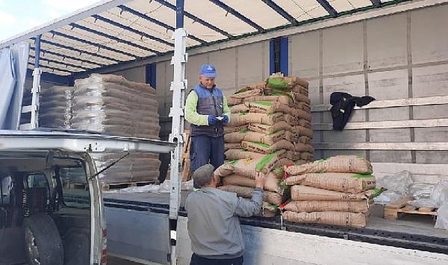 Korkutelili çiftçiye yüzde 75 hibeli 116 ton tohum dağıtıldı