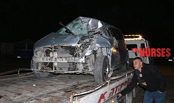 Otomobille TIR çarpıştı: 1 yaralı