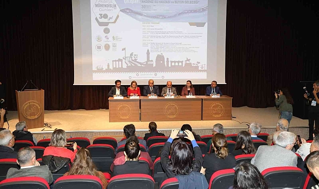 Akdeniz Üniversitesi'nde Akdeniz Su Havzası ve Suyun Geleceği Çalıştayı