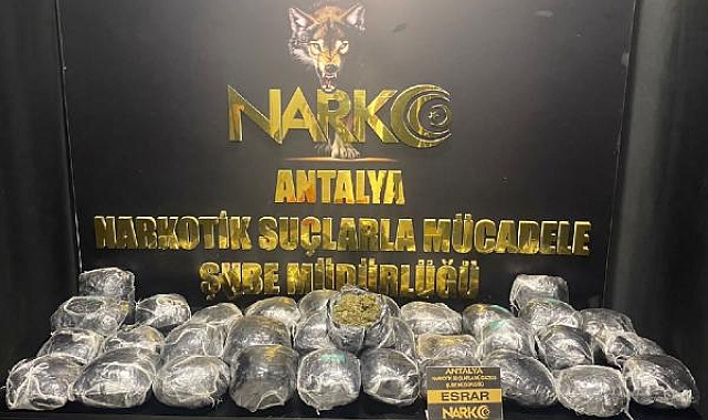 Antalya'da 1 aylık uyuşturucu bilançosu; 482 operasyon, 556 gözaltı