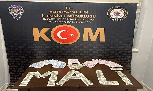Antalya'da sahte para ile esnafı dolandıran 5 şüpheli yakalandı