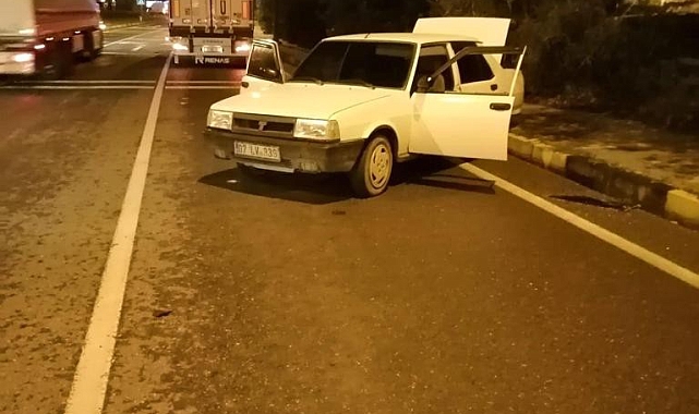 Arkadaşının aracını zorla alan alkollü ve ehliyetsiz sürücü kaza yaptı: 1 yaralı