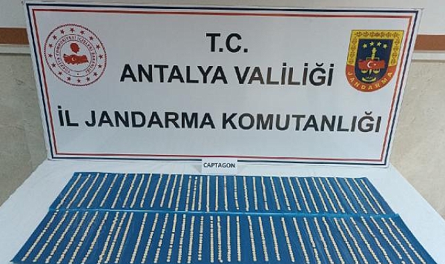 Jandarmadan uyuşturucu hap operasyonu