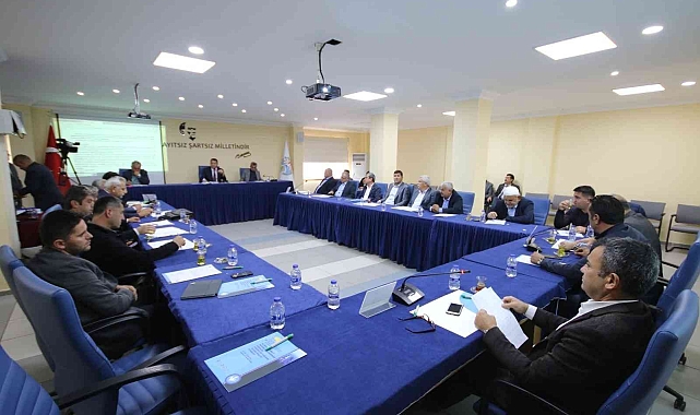 Kaş Belediyesinde aralık ayı meclis toplantısı yapıldı