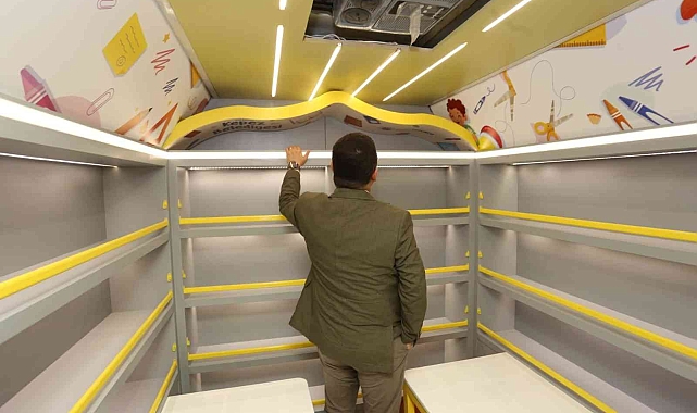 Kepez'in 'Mobil Kütüphanesi' şehri gezecek