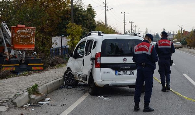 Serik'te kaza: 1 yaralı