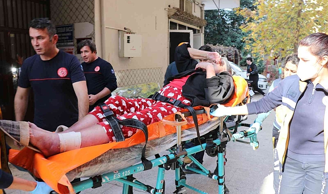 Balkonda baygınlık geçiren Alman uyruklu kadını itfaiye kurtardı