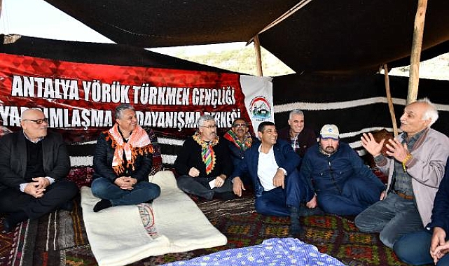Başkan Uysal, Yörük Çadırı'na konuk oldu