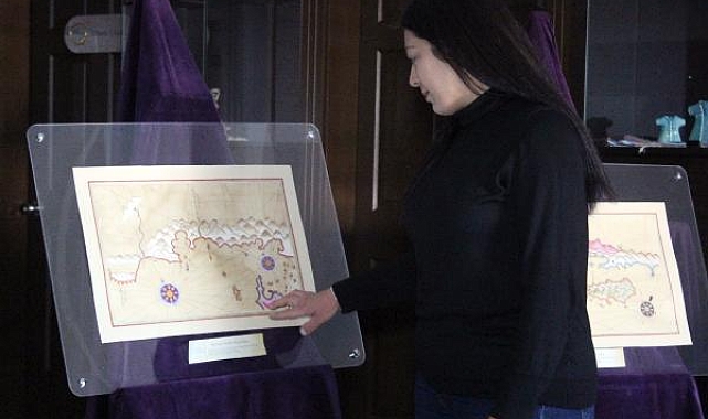 Piri Reis haritaları, minyatür sanatıyla tablolaştırıldı